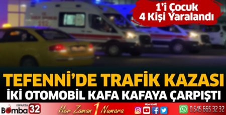Tefenni'de trafik kazası