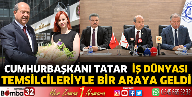  Cumhurbaşkanı Tatar ITSO’da iş dünyası temsilcileriyle bir araya geldi